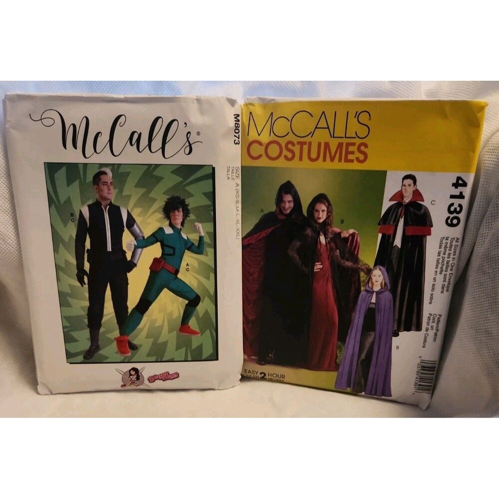 McCall's 4139 Vampire, Dracula & M8073 yayahan.com Comicon Costume PATTERNS ONLY